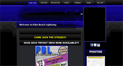 Desktop Screenshot of palmbeachlightning.com